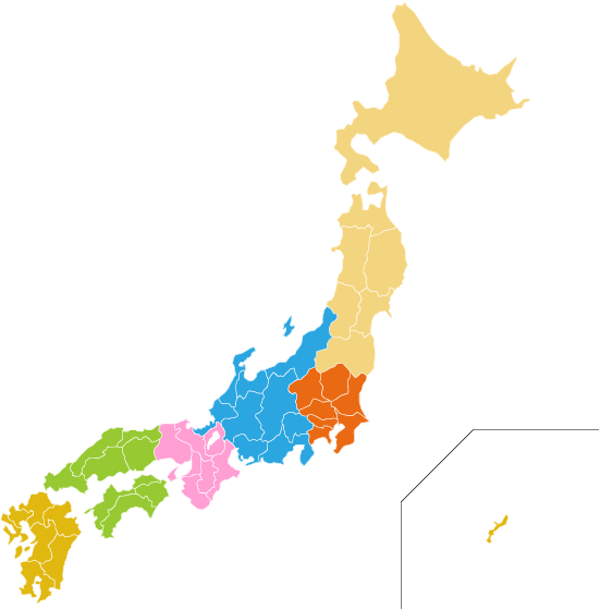 全国の補助金対応エリアマップ